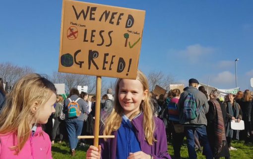 Truro’s students strike for climate change