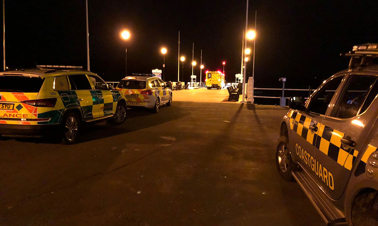 Late night rescue as two men stranded by Prince of Wales Pier