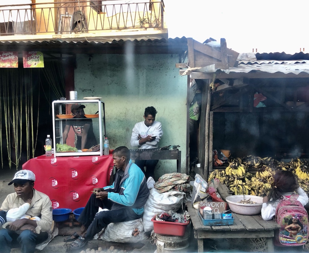 A food market In Madagasar