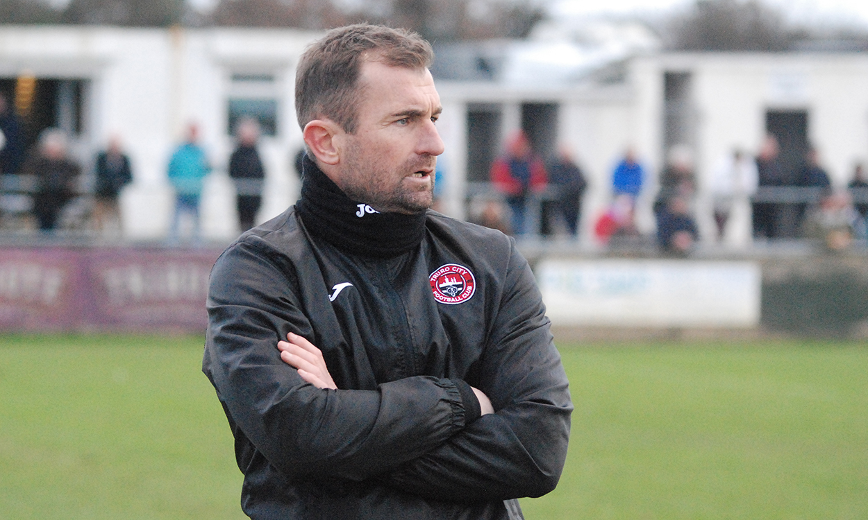 Truro City FC Manager, Paul Wotton, signs new deal with the club